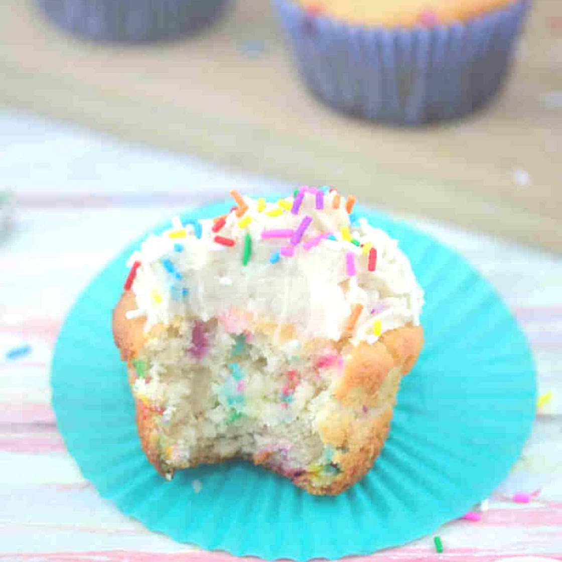 Vanilla Protein Cupcakes (Gluten-free)