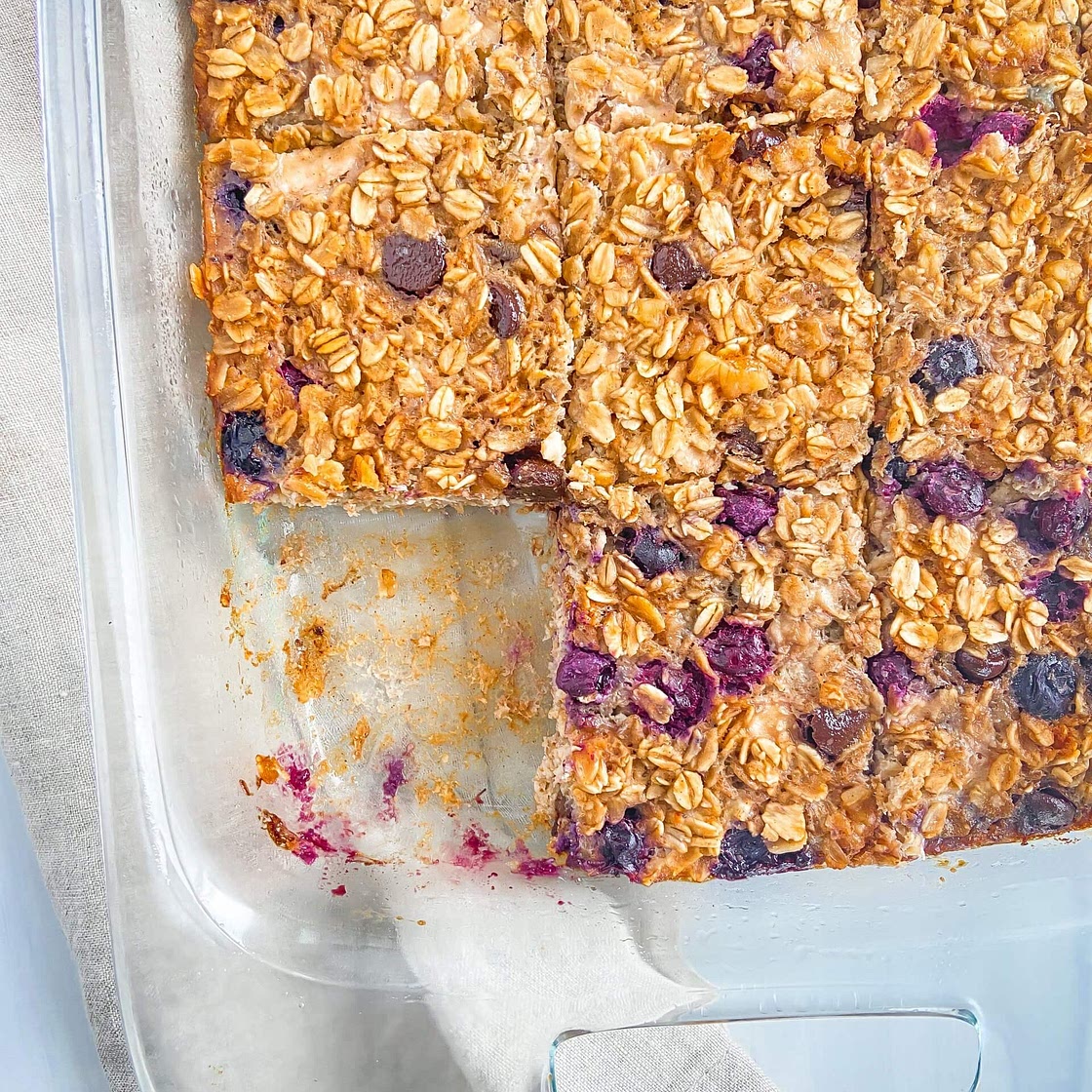 Blueberry Pecan Baked Oatmeal