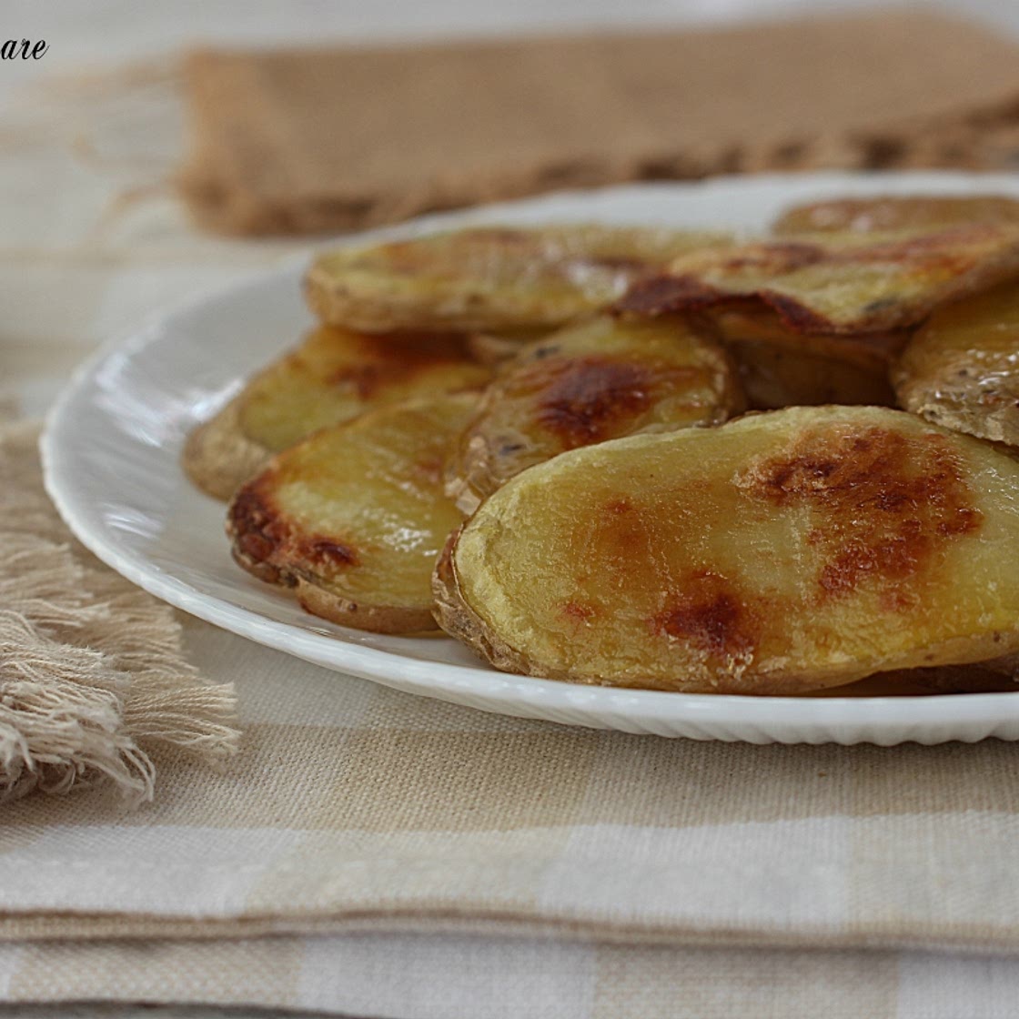 Rondelle di patate al forno