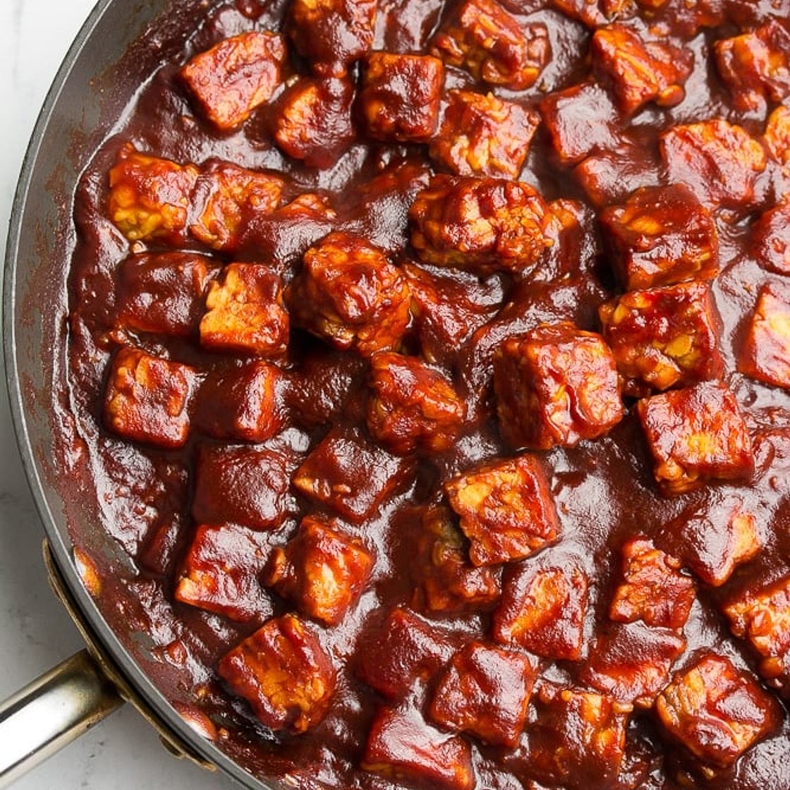 10 Minute Skillet BBQ Tempeh