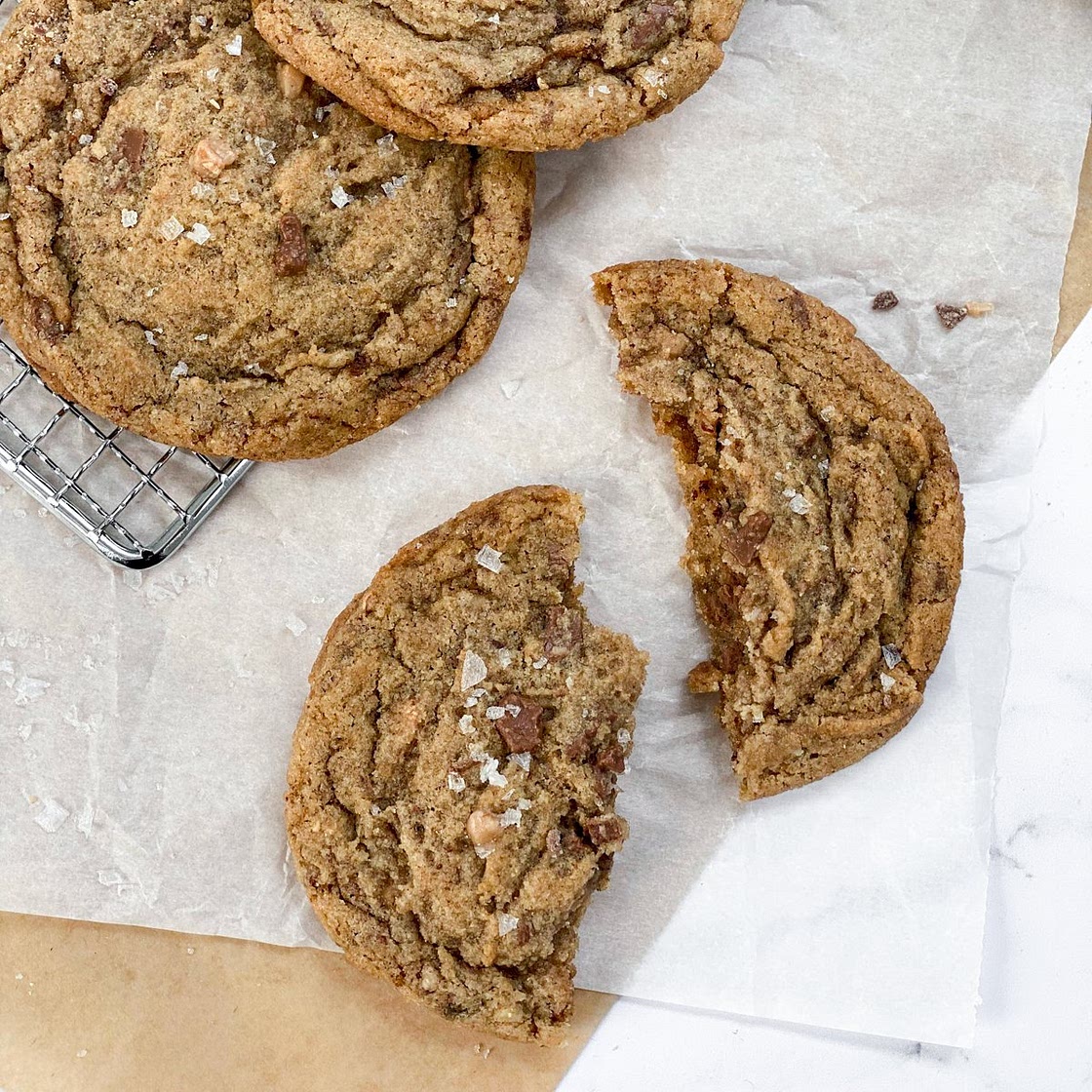 Coffee Toffee Cookies