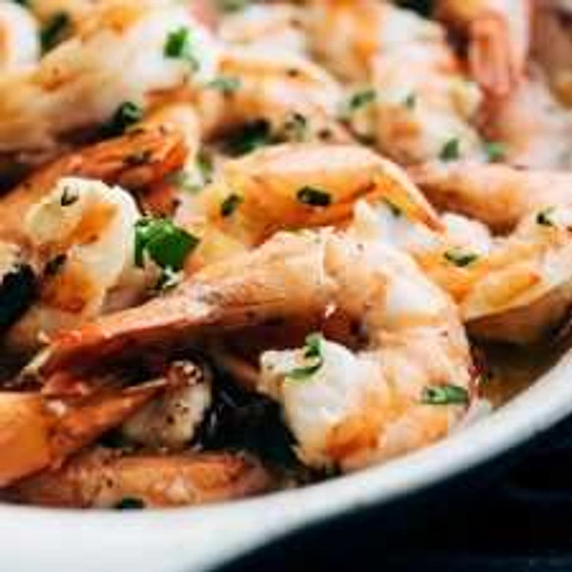 White Wine Garlic Baked Shrimp