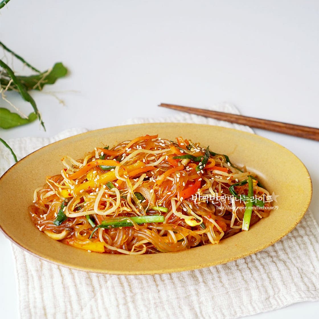 매운 콩나물잡채 만드는법 잡채 당면 삶기 콩나물 당면 볶음 요리