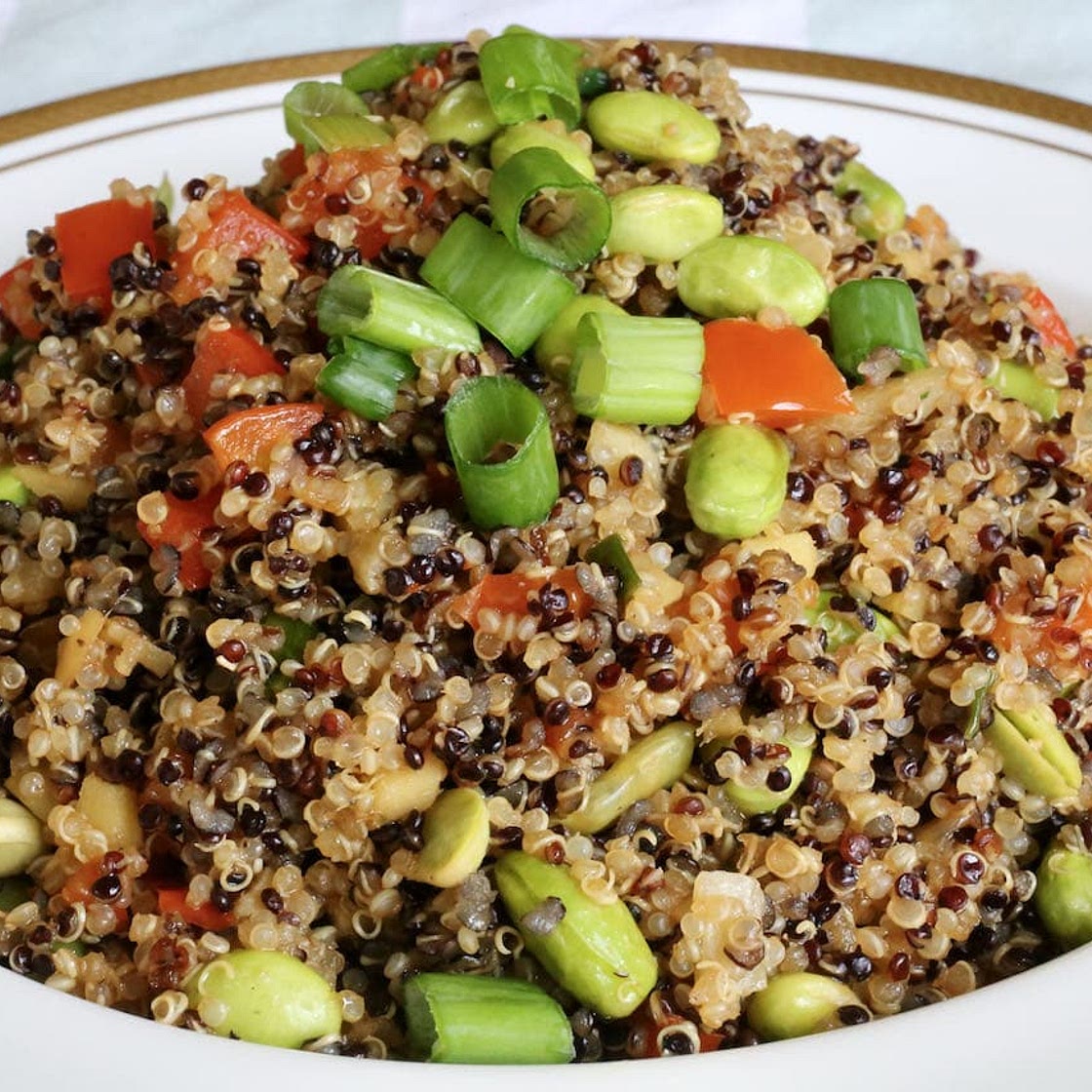 Peruvian Vegan Quinoa Chaufa