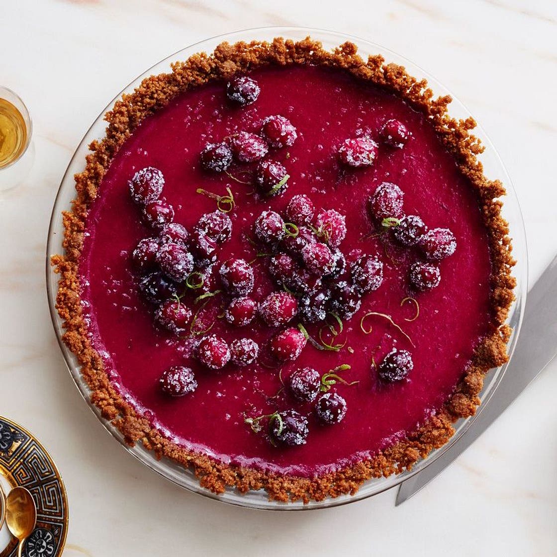 Cranberry-Lime Pie