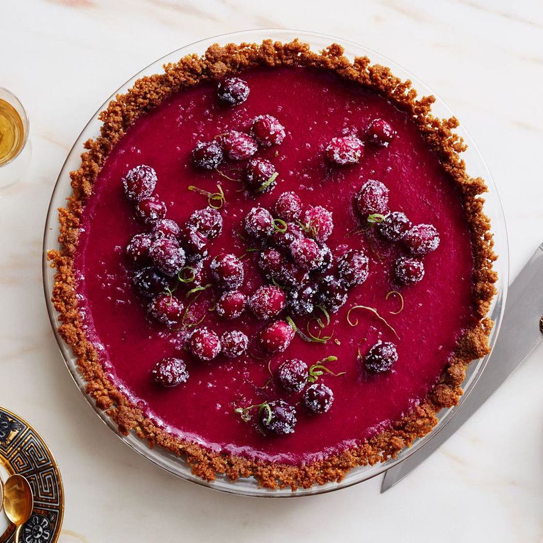 Cranberry-Lime Pie