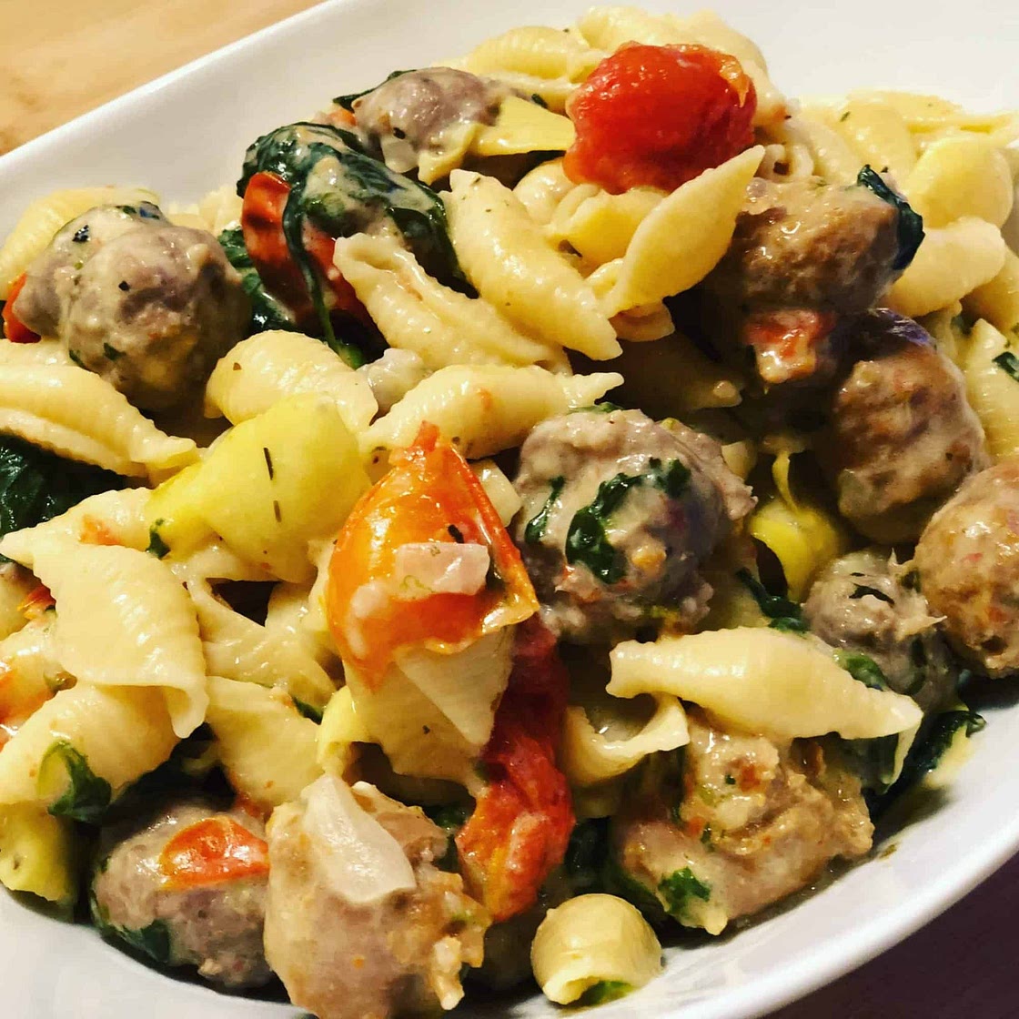 Instant Pot Sausage & Shells