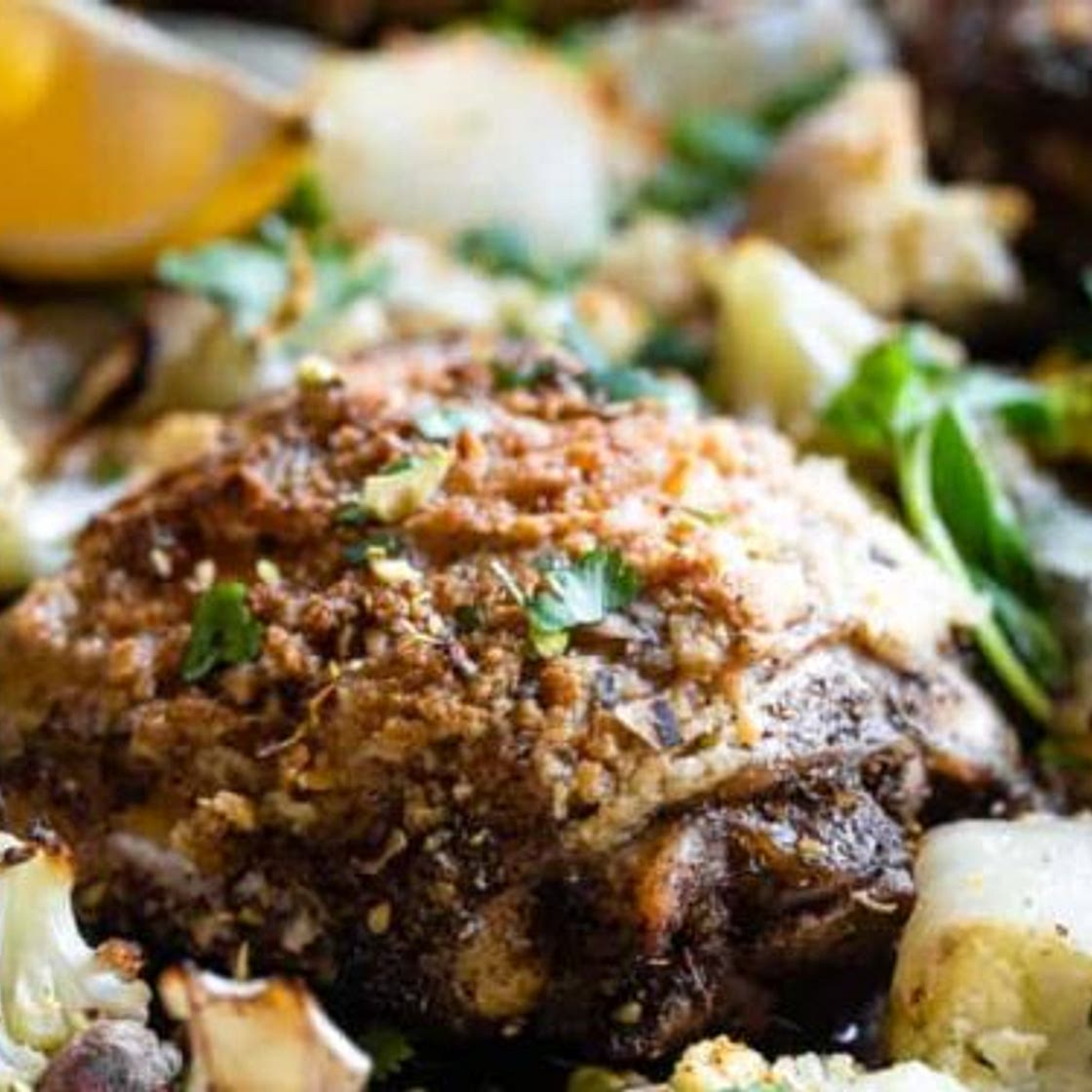 Baked Chicken Thighs (with Za’atar - Paleo)