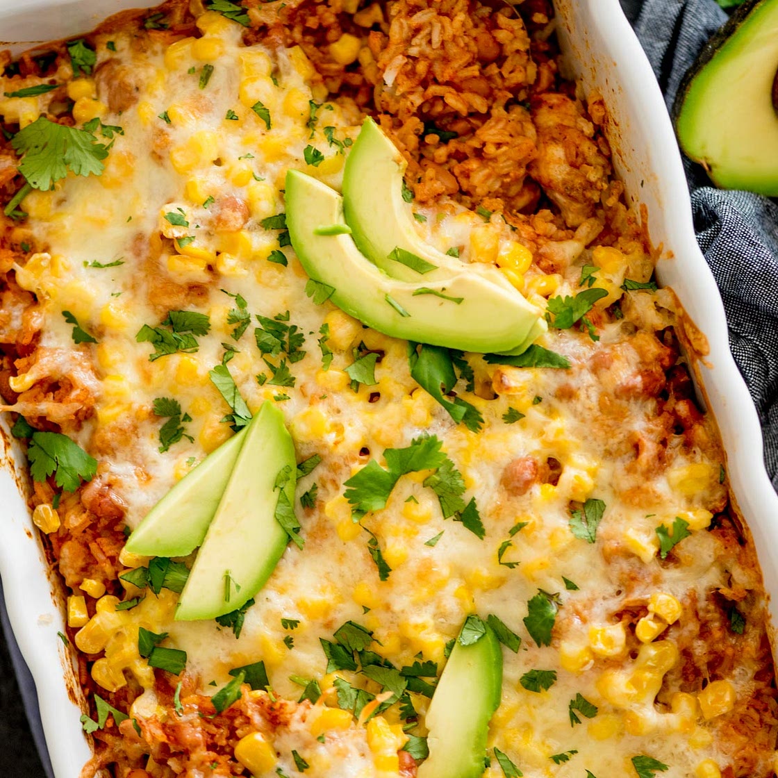 Mexican Chicken Casserole with Rice