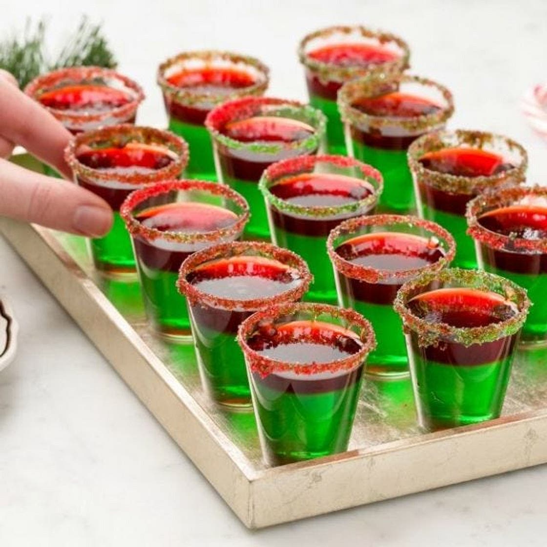 Christmas Jell-O Shots