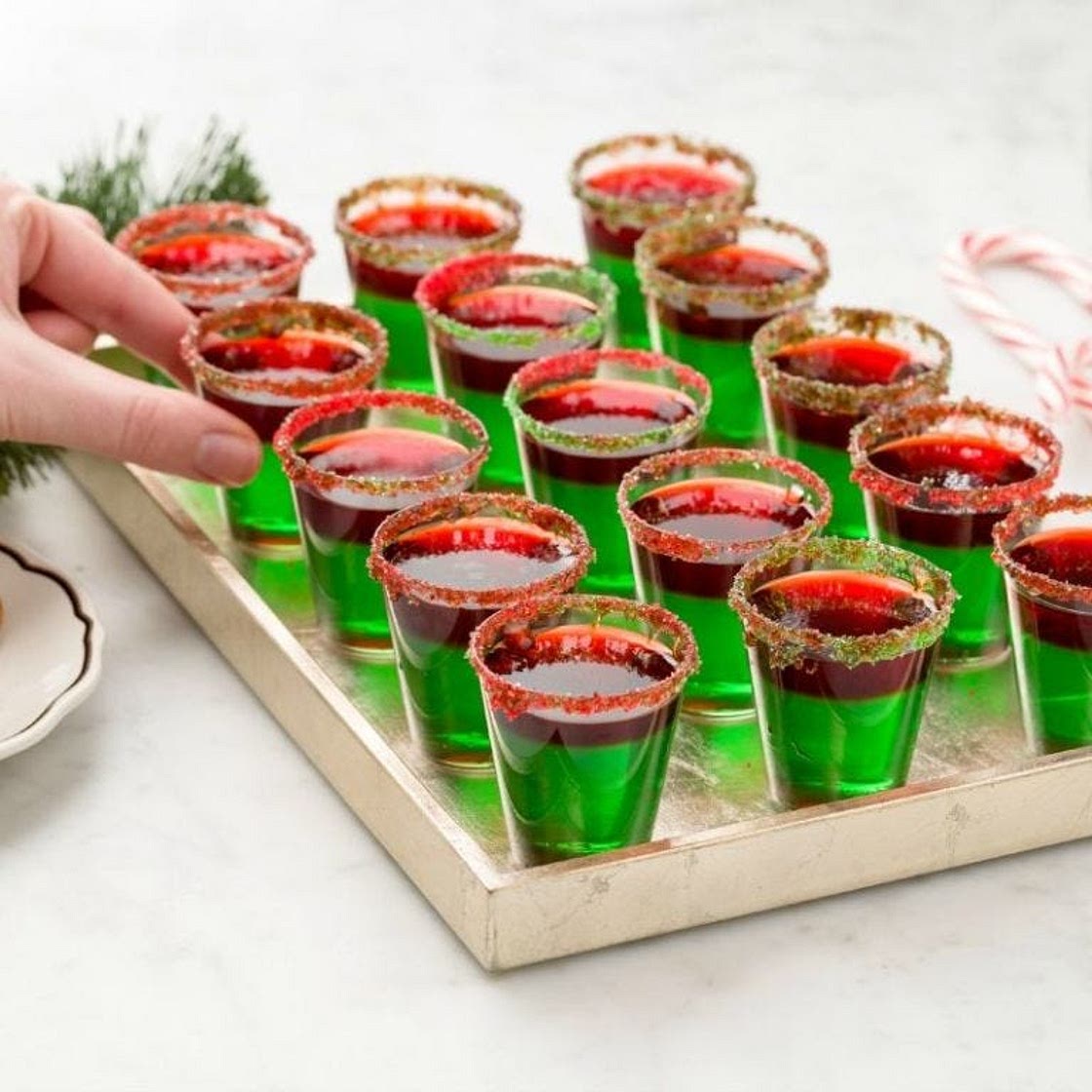 Christmas Jell-O Shots