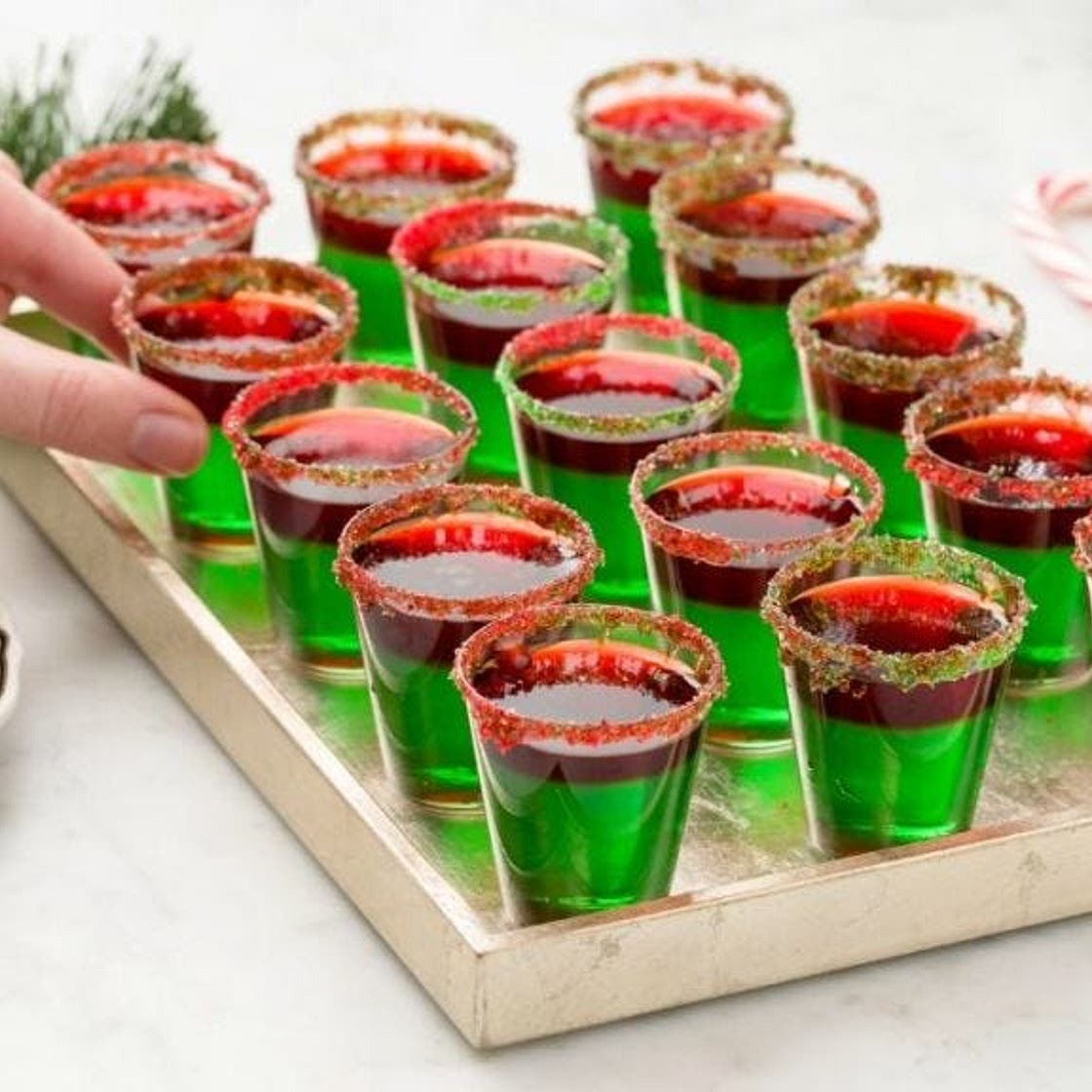 Christmas Jell-O Shots