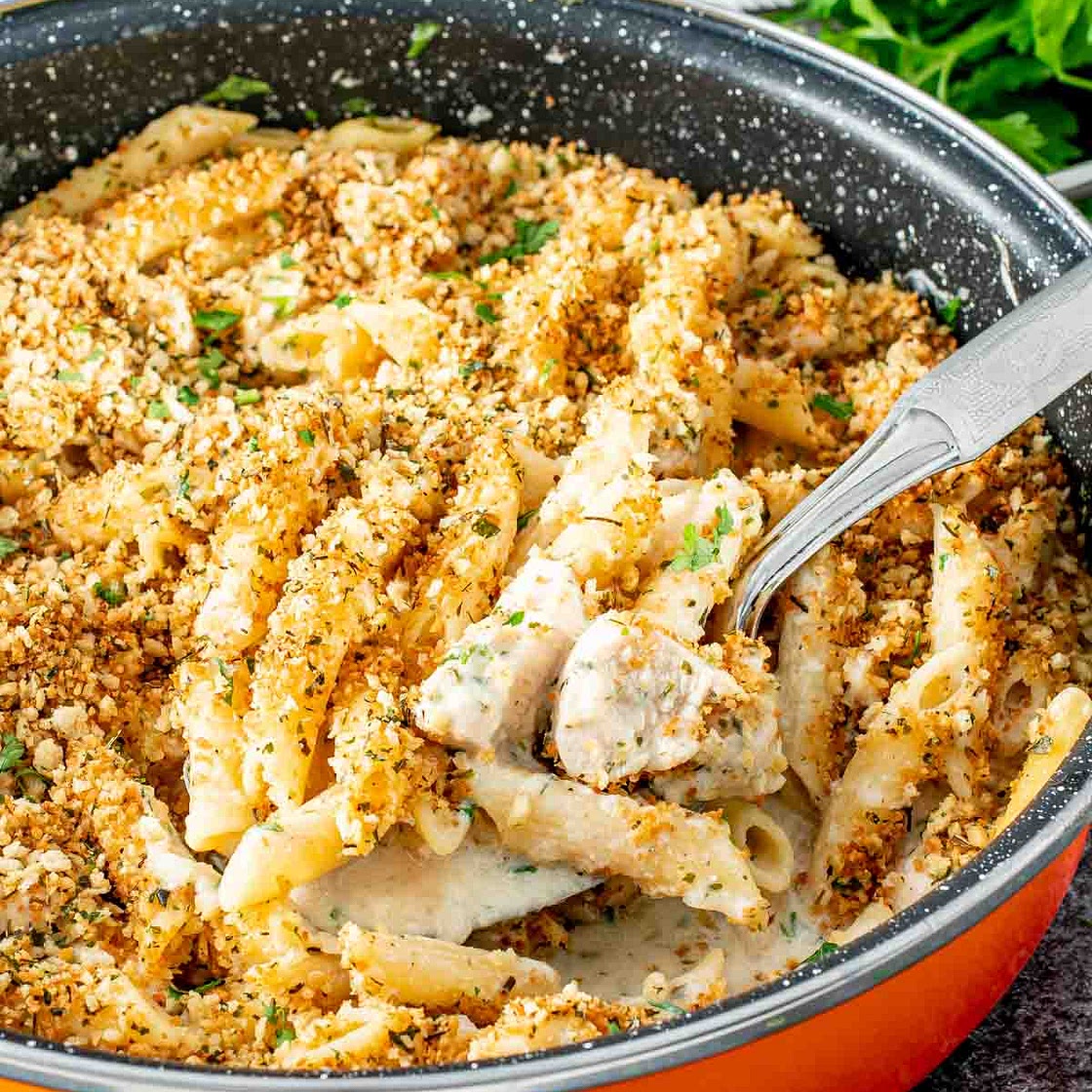 Chicken Kiev Pasta