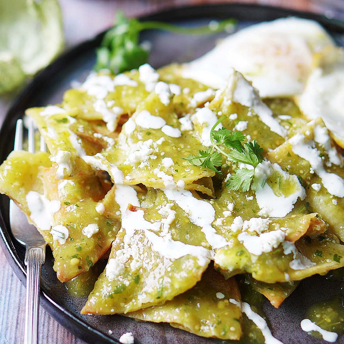Chilaquiles Verdes (Green Chilaquiles) Recipe