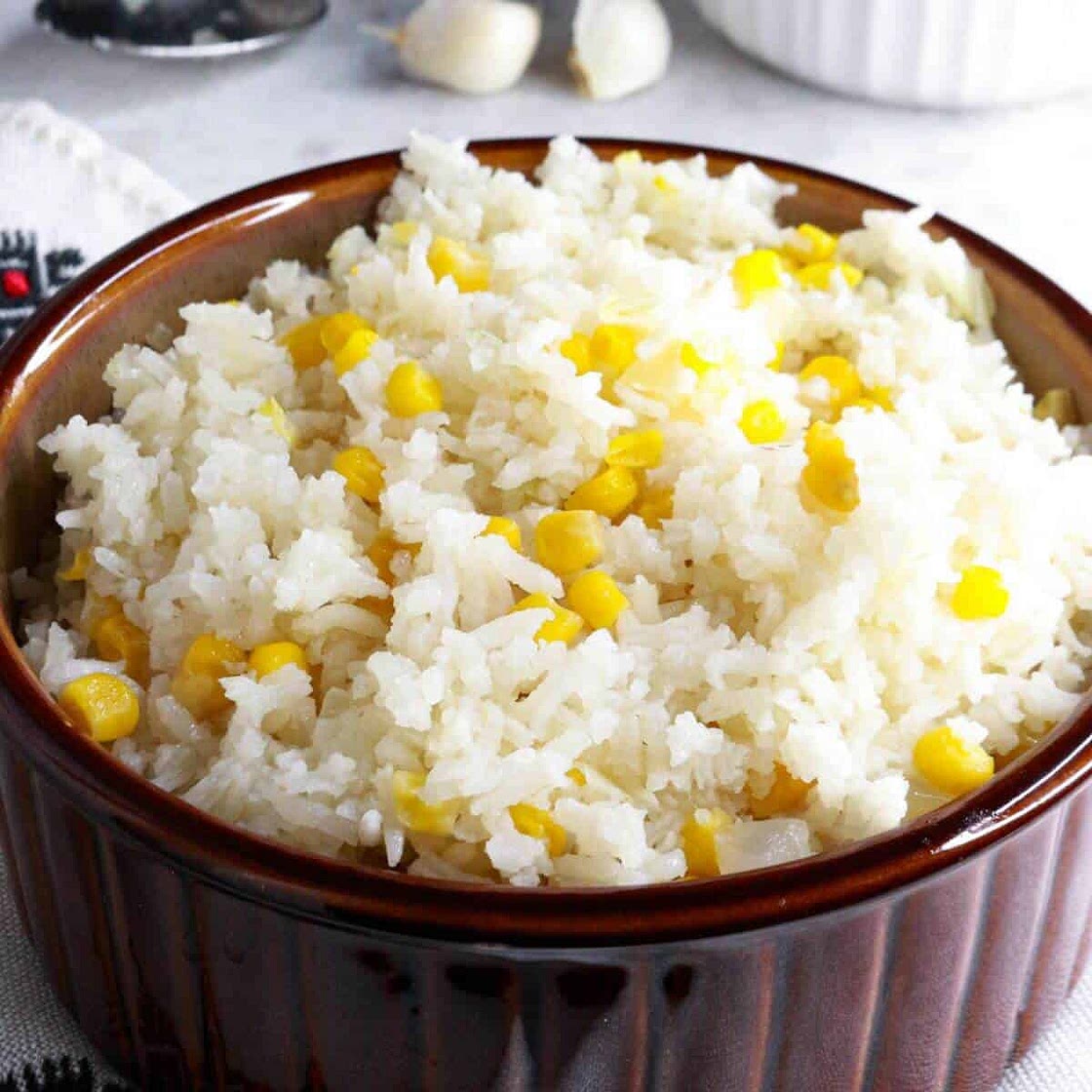 Mexican White Rice with Corn