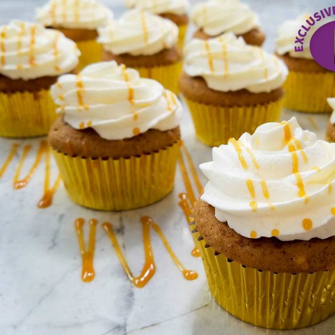 Apple-Stuffed Spice Cupcakes