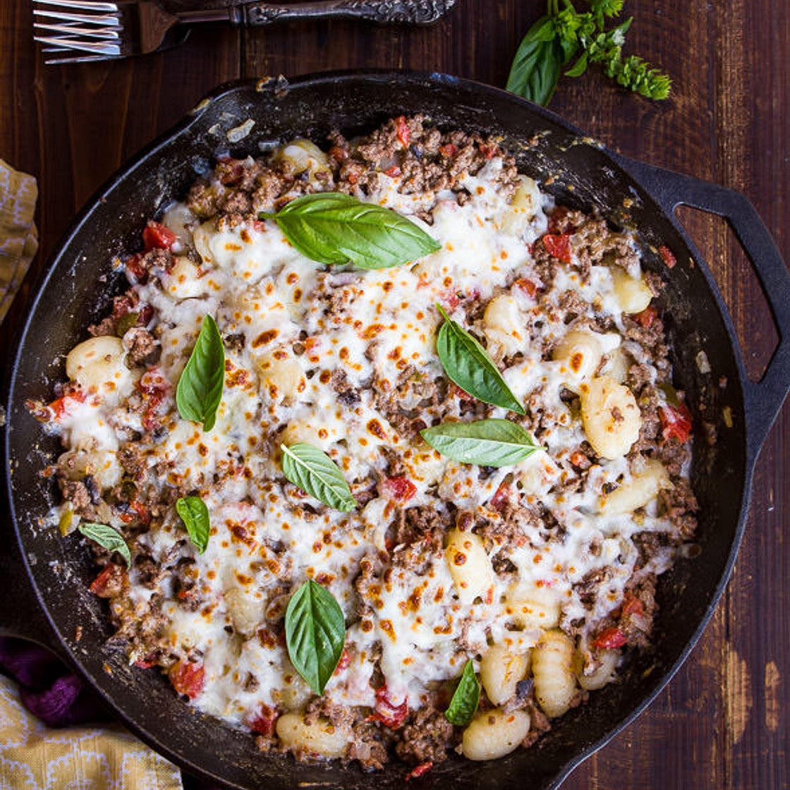 Cheeseburger gnocchi