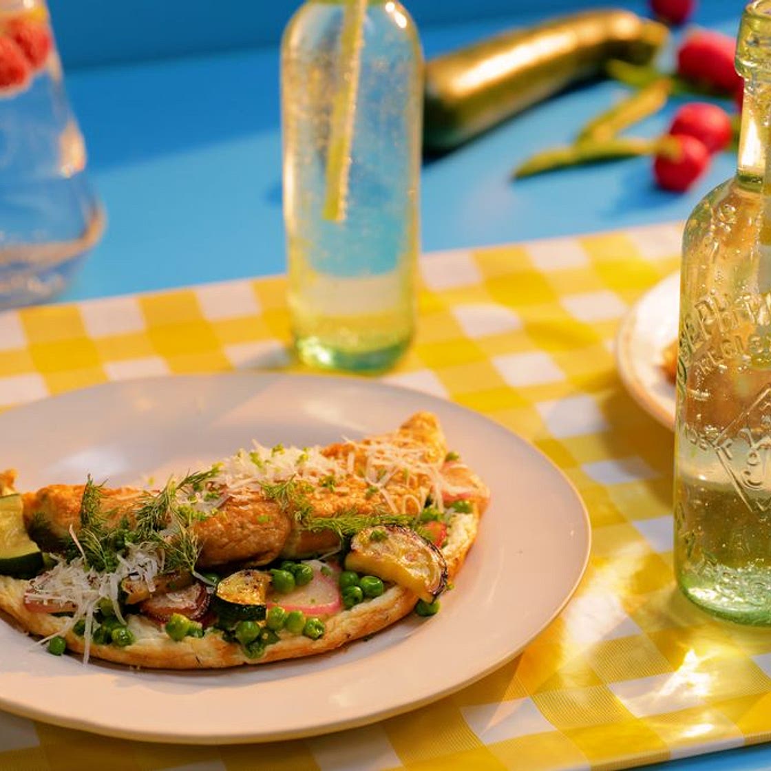 Tastemade’s summer veg soufflé omelette