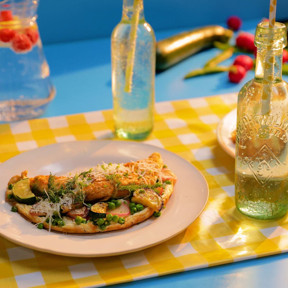 Tastemade’s summer veg soufflé omelette