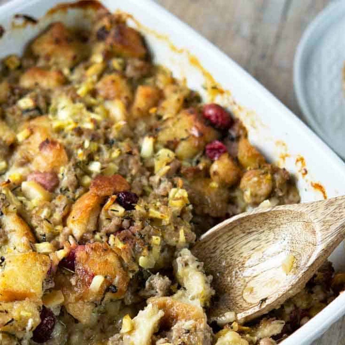 Sausage, Cranberry & Apple Stuffing