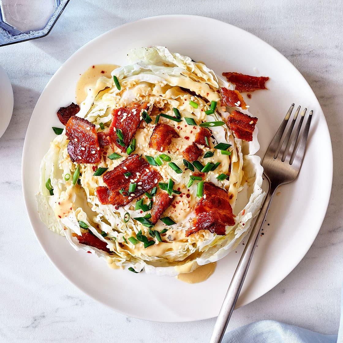 Napa Cabbage Wedge With Sesame Ranch