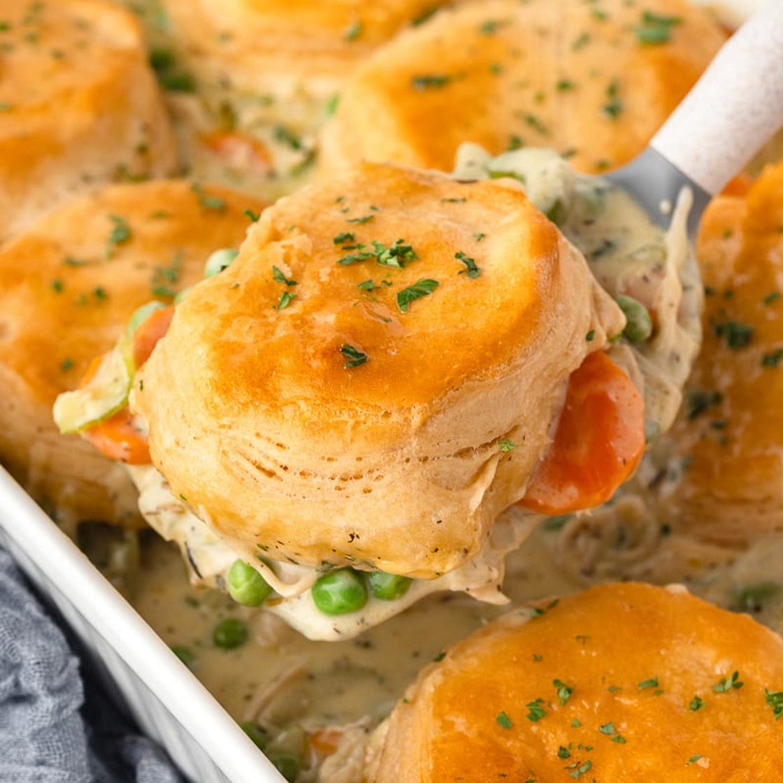 Chicken and Biscuit Casserole