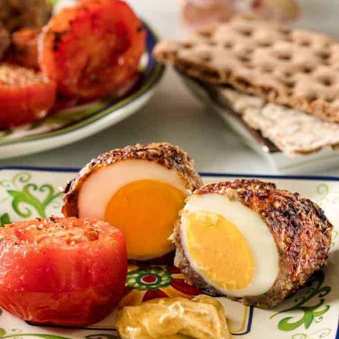 Keto Scotch Eggs Recipe | Air Fryer Scotch Eggs
