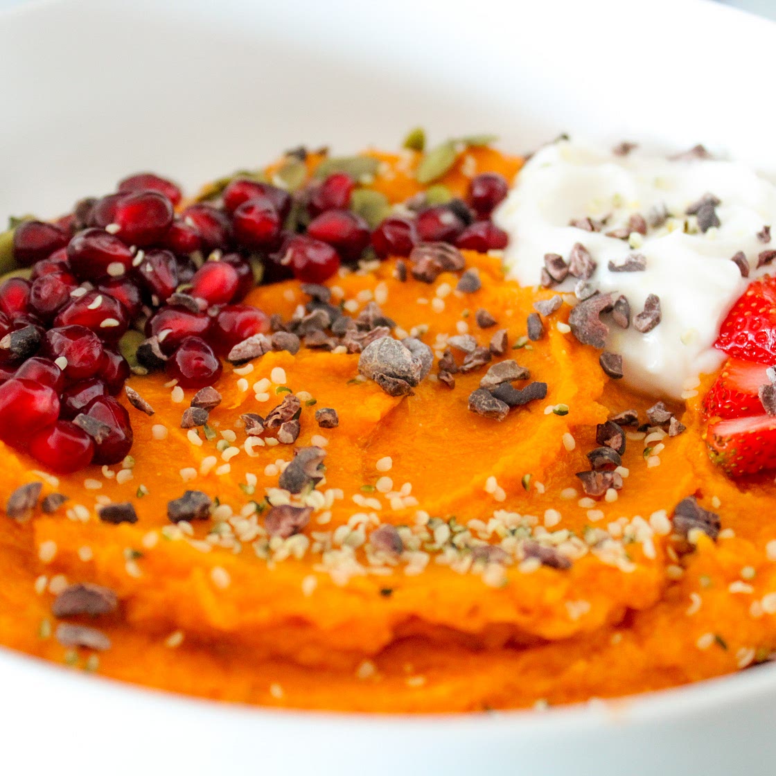 Mashed Sweet Potato Bowl