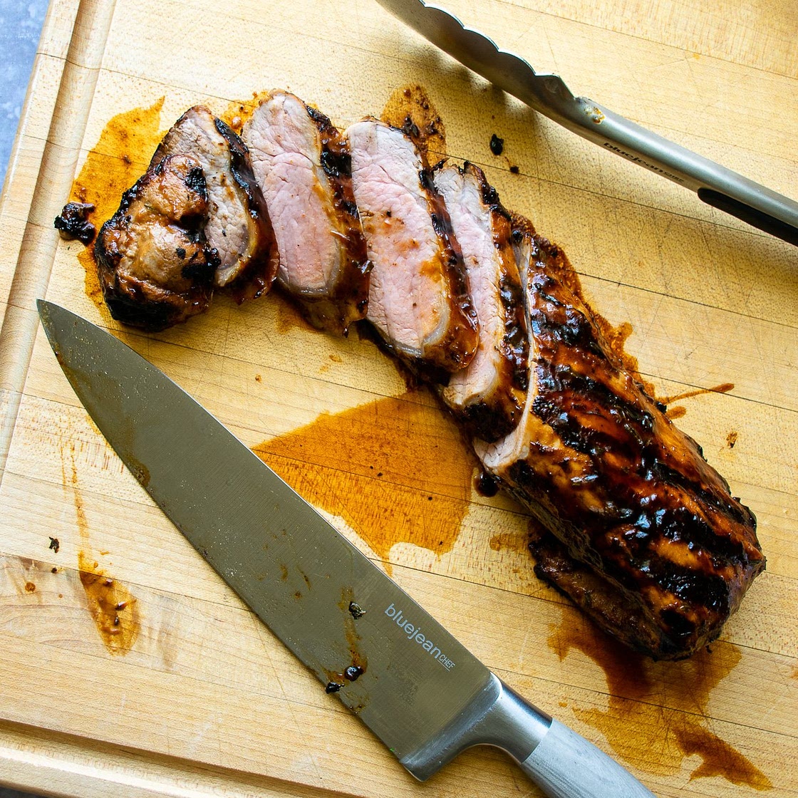 Grilled BBQ Pork Tenderloin