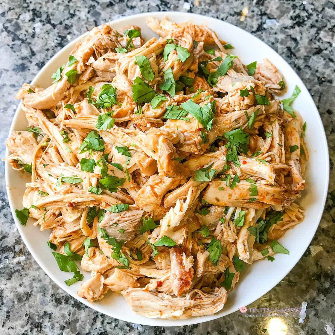 10 Minute Instant Pot Chicken Barbacoa