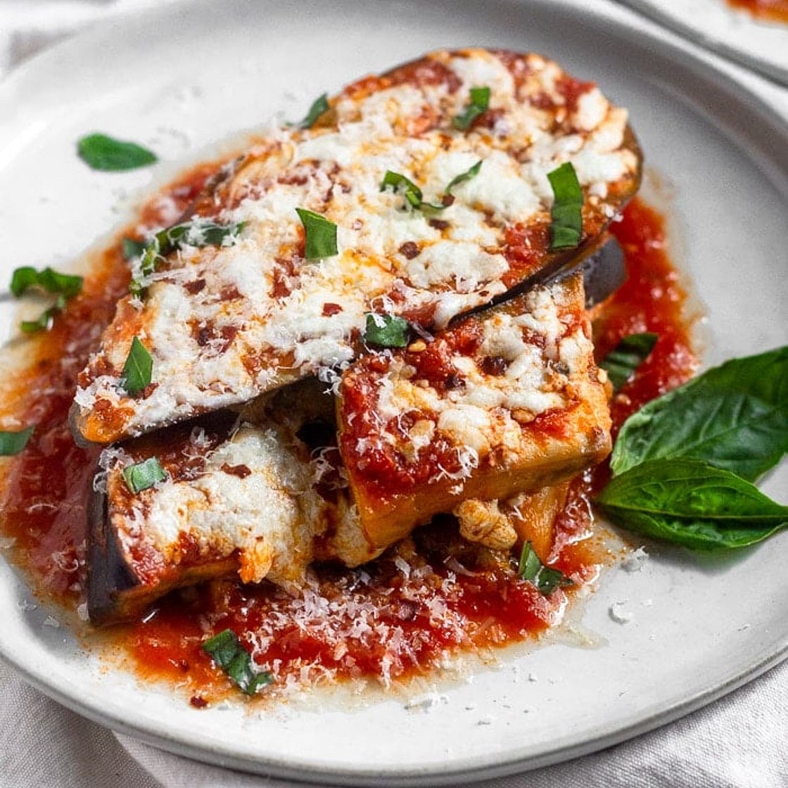 Healthy Instant Pot Eggplant Parmesan