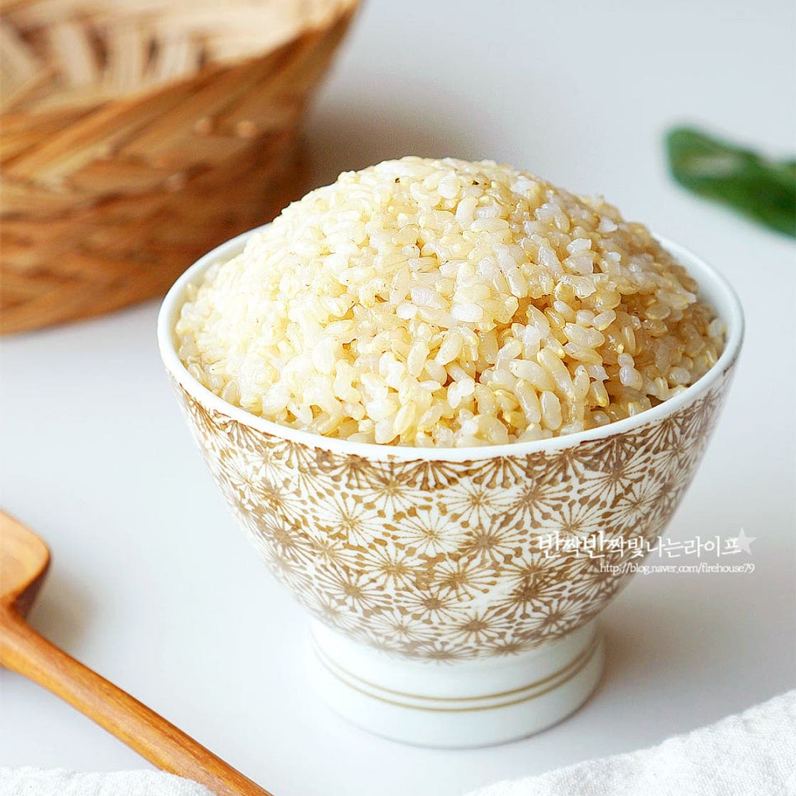 현미밥짓는법 발아현미밥 다이어트 현미밥