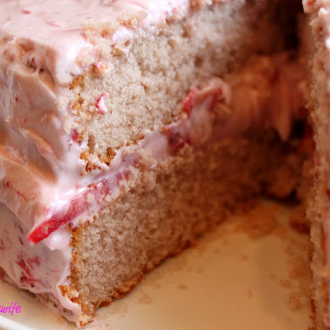 The Best Homemade Strawberry Cake