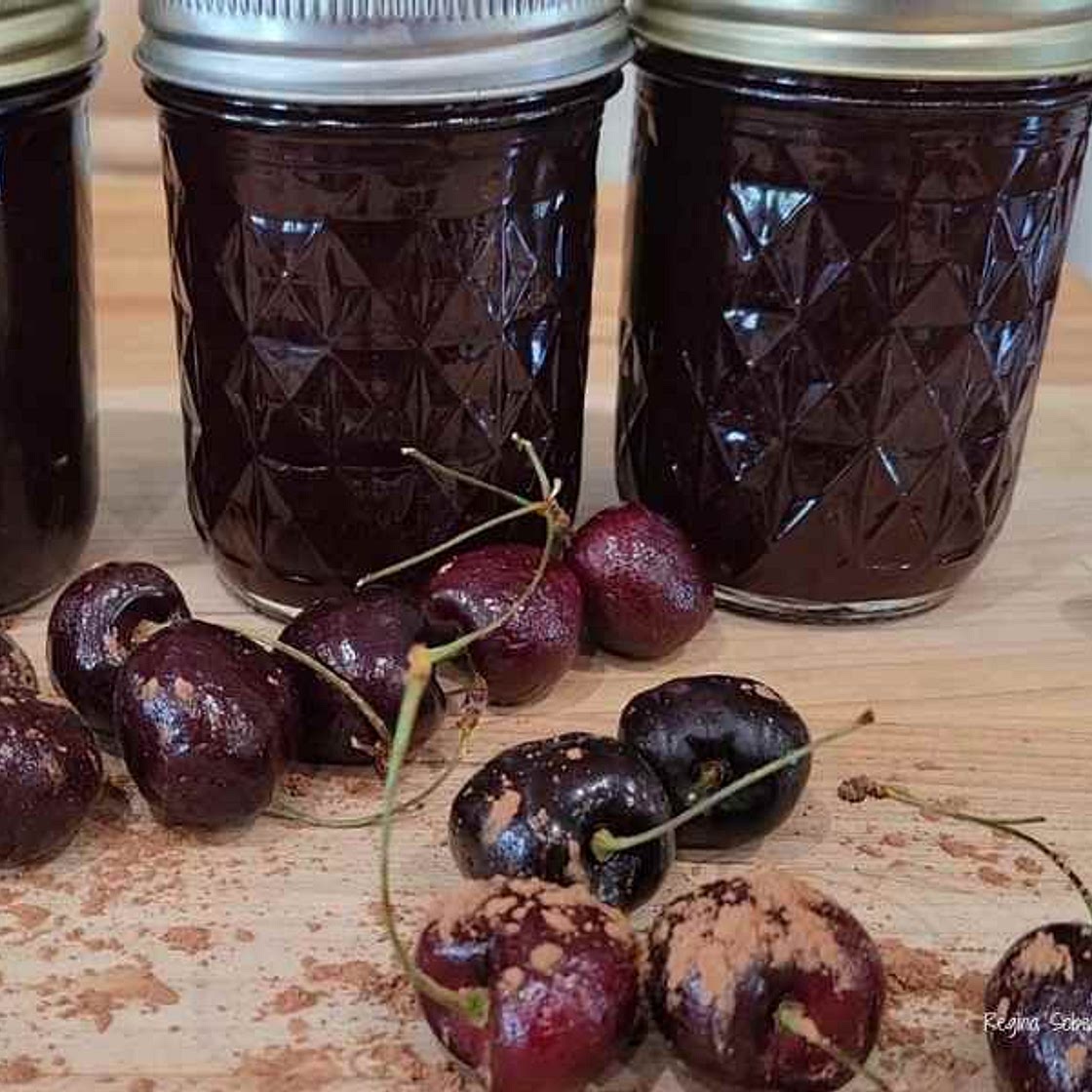 Best Chocolate Cherry Jam