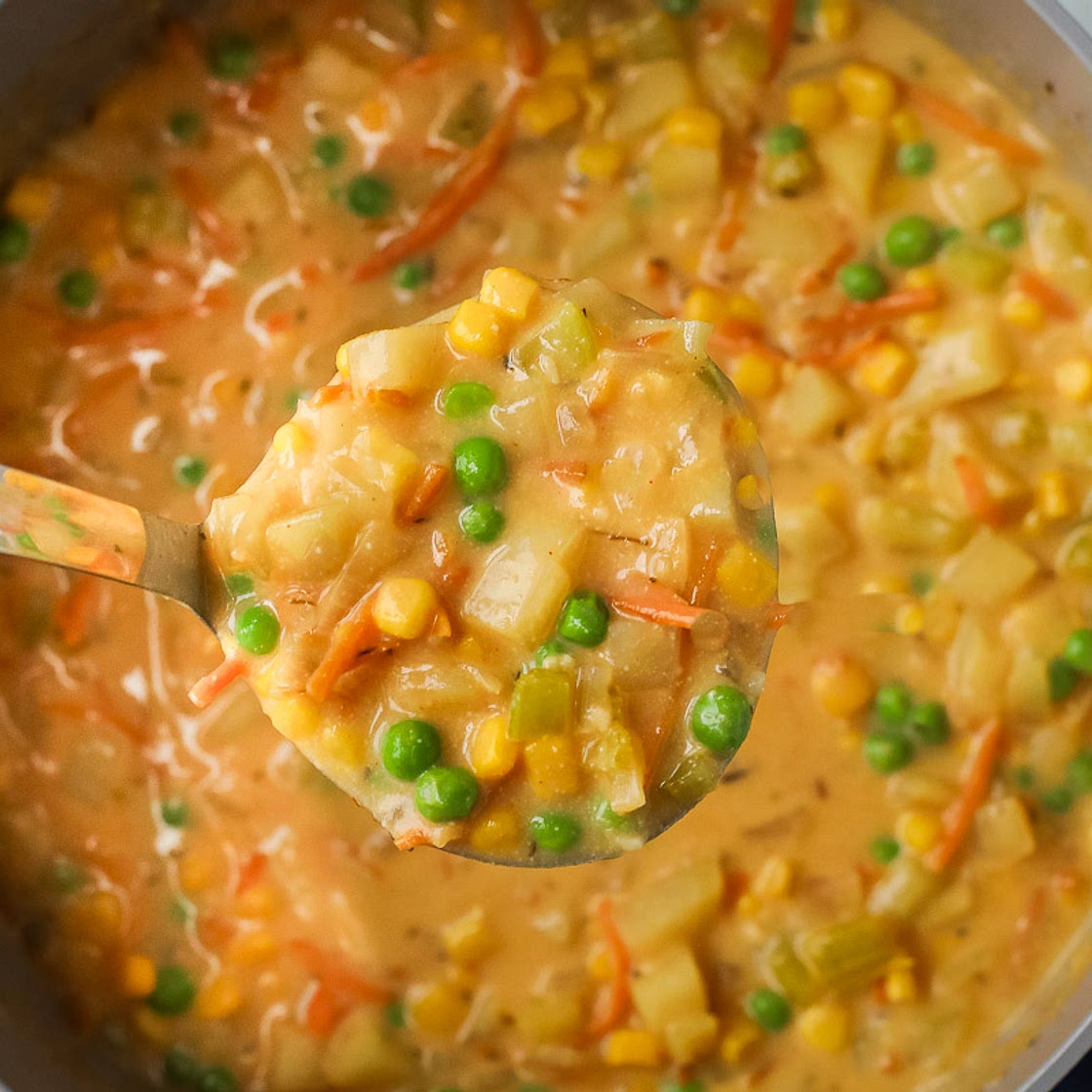 Vegan Pot Pie Soup