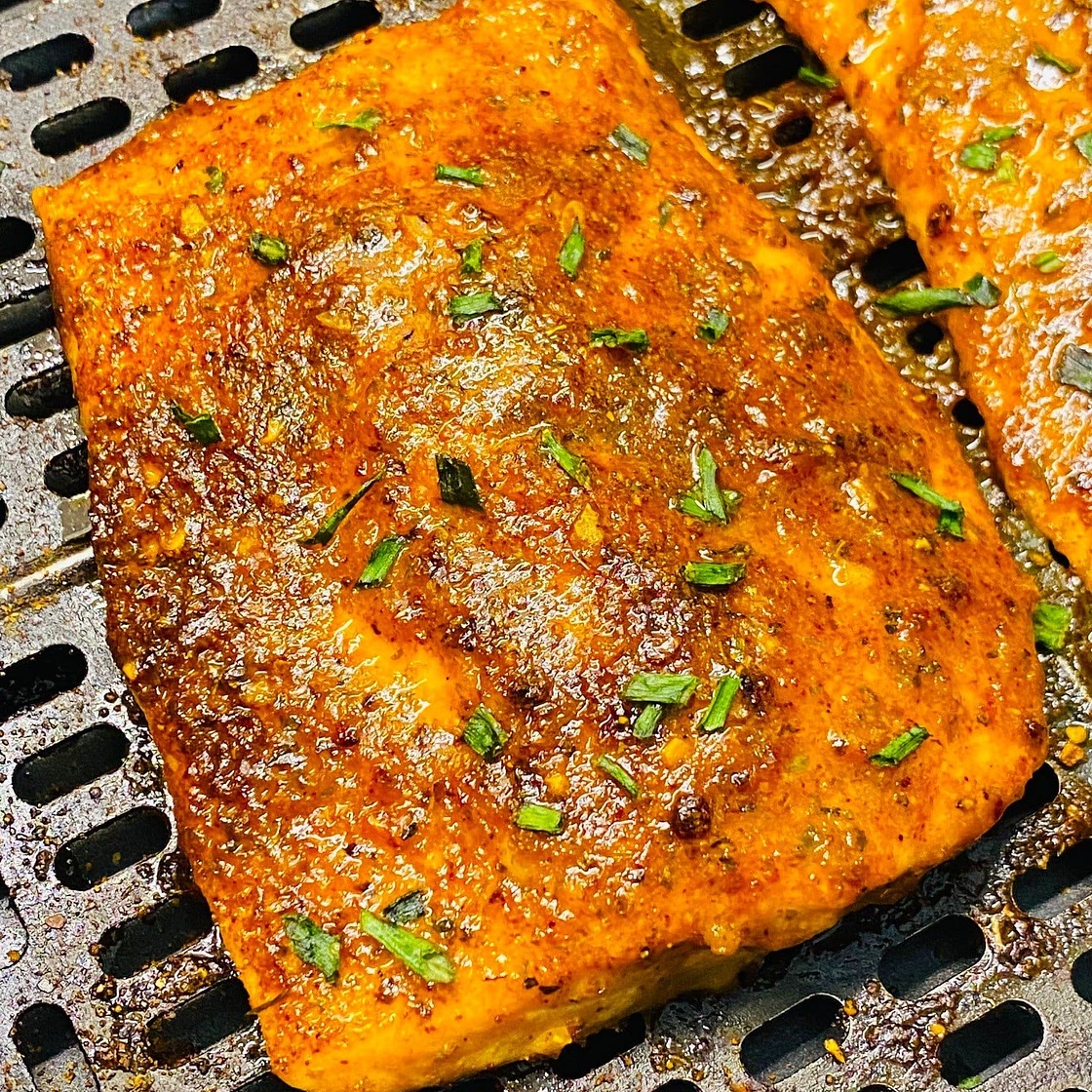 Air Fryer BBQ Trout