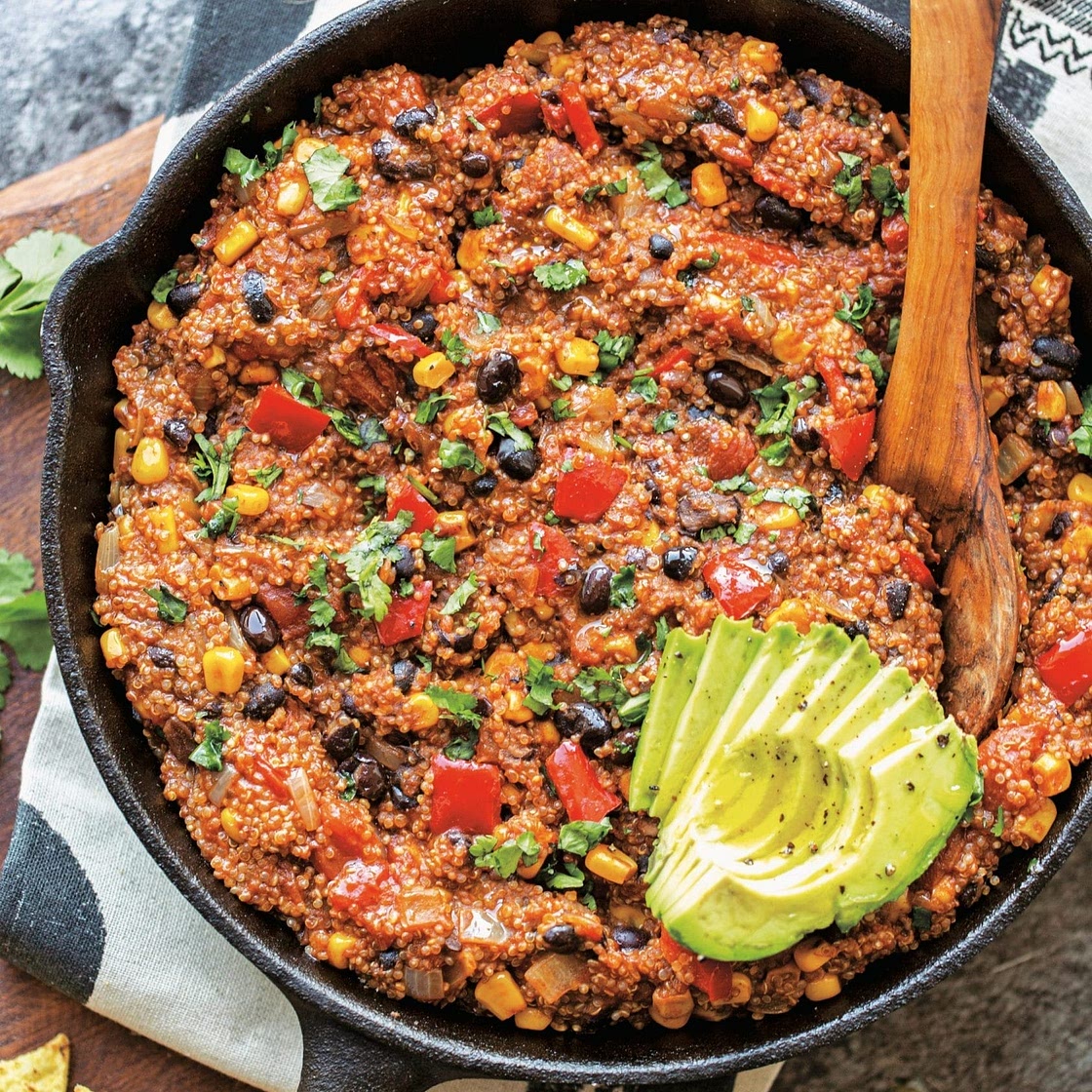 Black Bean Enchilada Quinoa