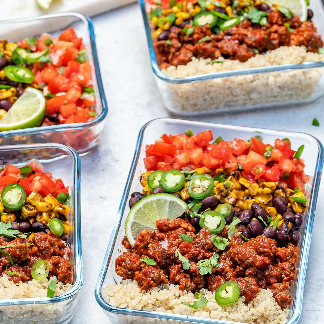 Rachel’s Quick & Delicious Burrito Bowls for Meal Prep!