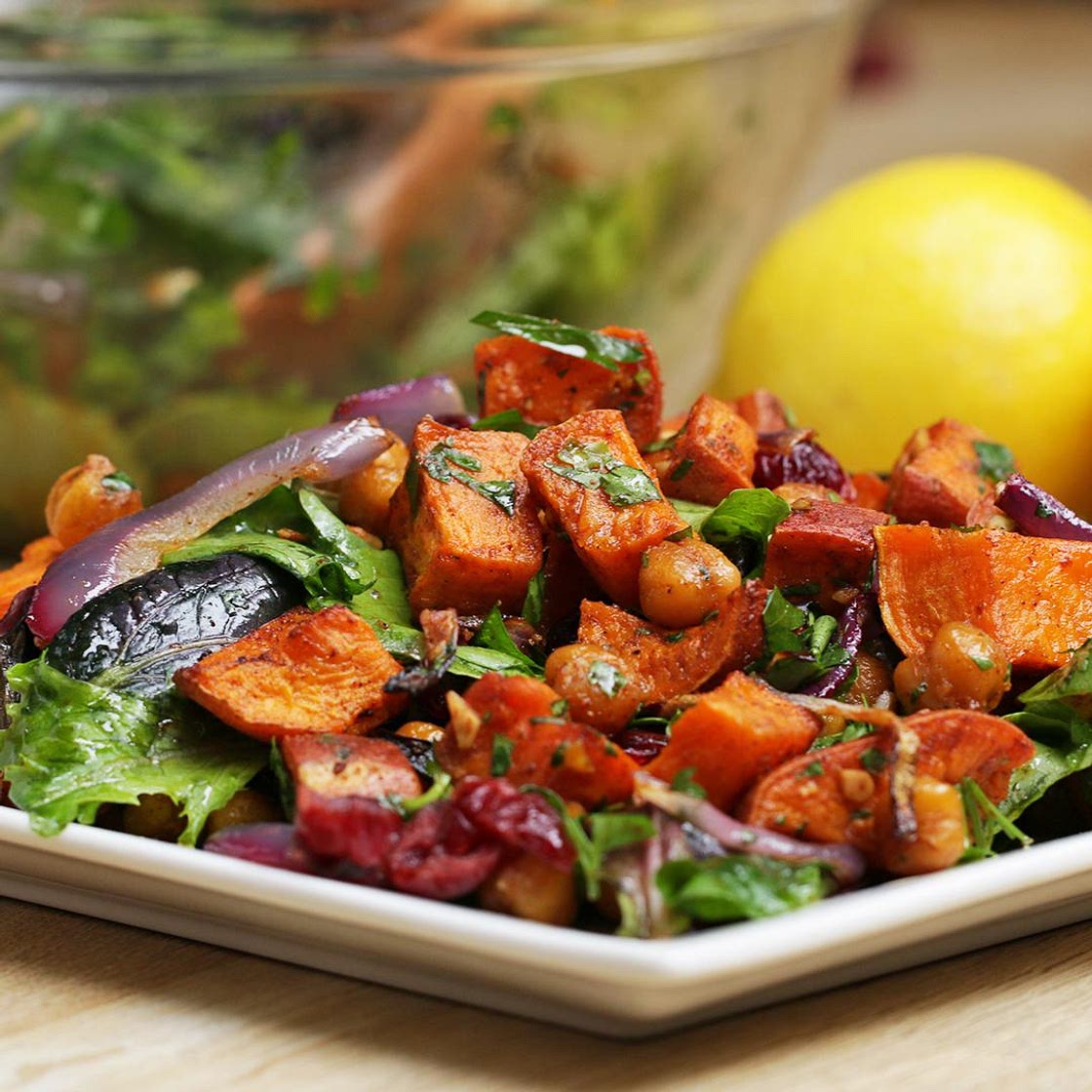 Sweet Potato And Chickpea Salad Recipe by Tasty