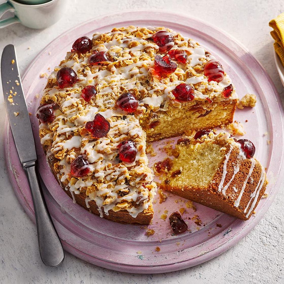 Cherry Bakewell cake