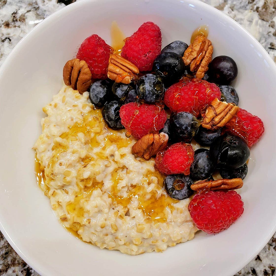 Creamy steel cut oats
