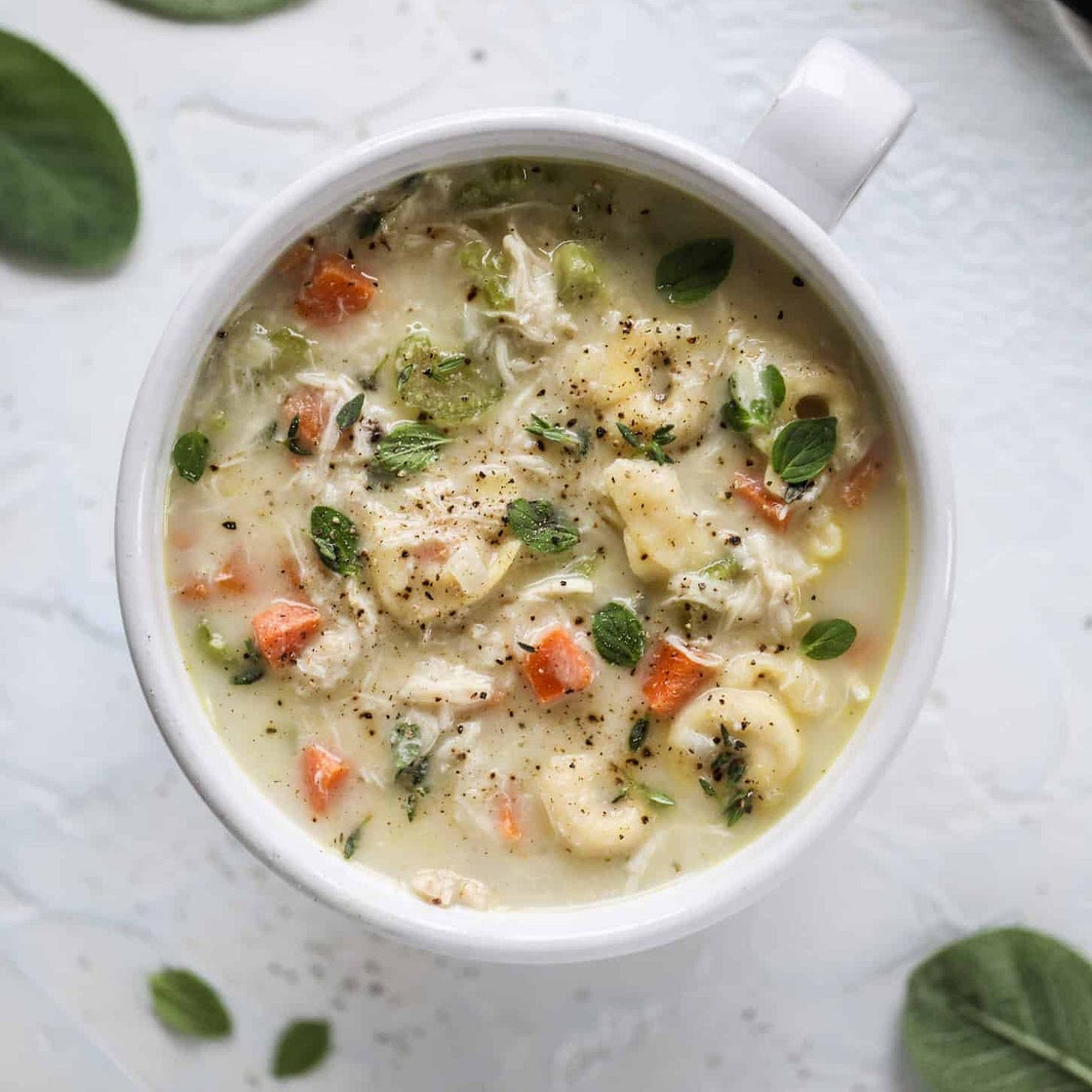 Chicken Tortellini Soup