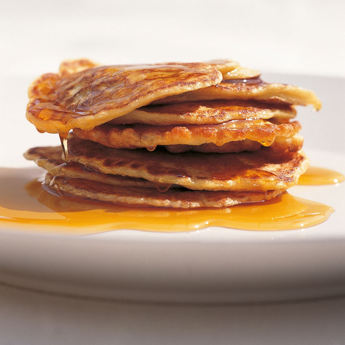 Canadian Buttermilk Pancakes with Maple Syrup