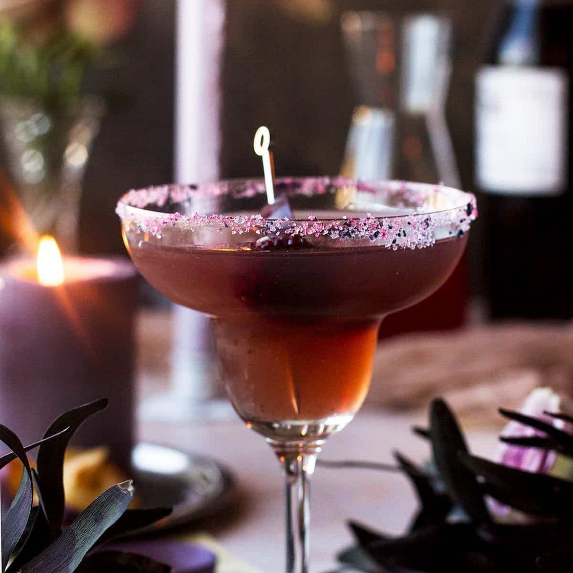 Witches Brew Plum Halloween Margarita