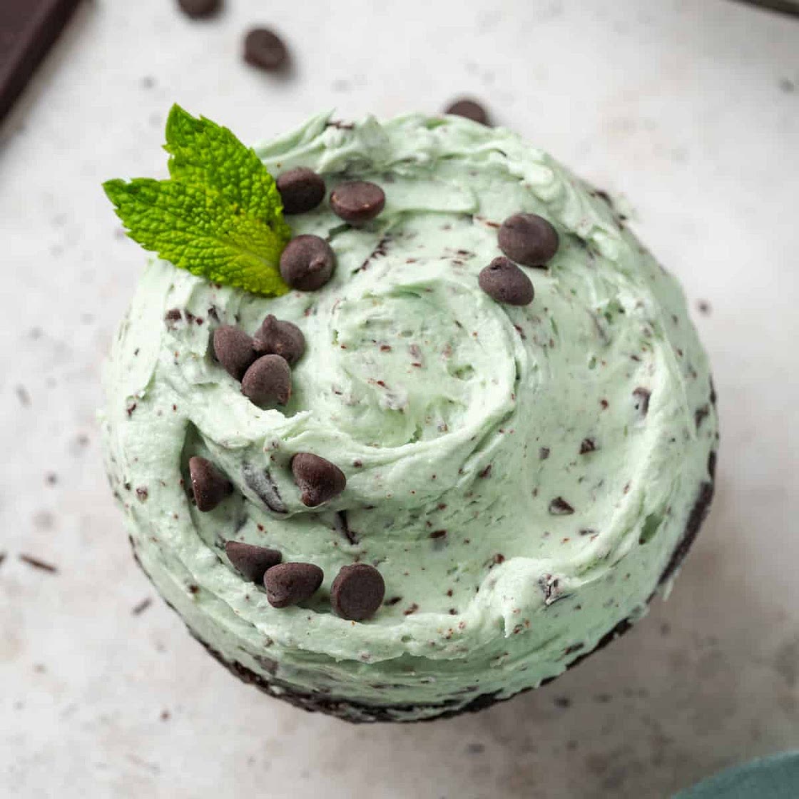 Mint Chocolate Chip Frosting