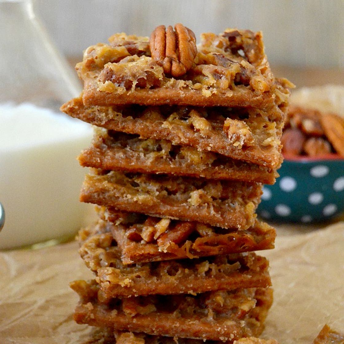 Pecan Praline Pie Bark