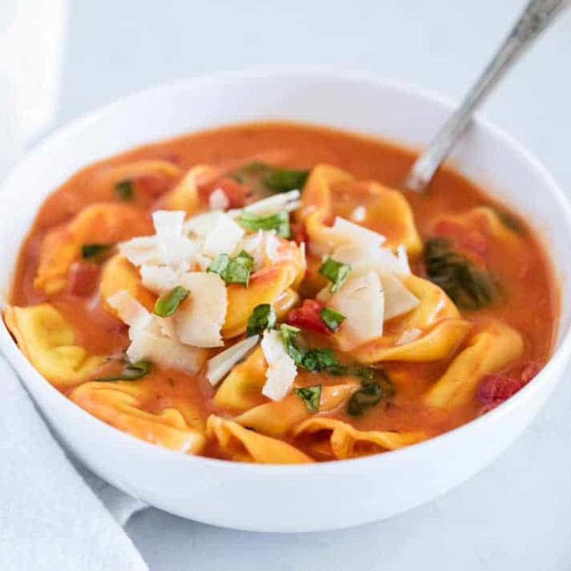 Tomato Tortellini Soup