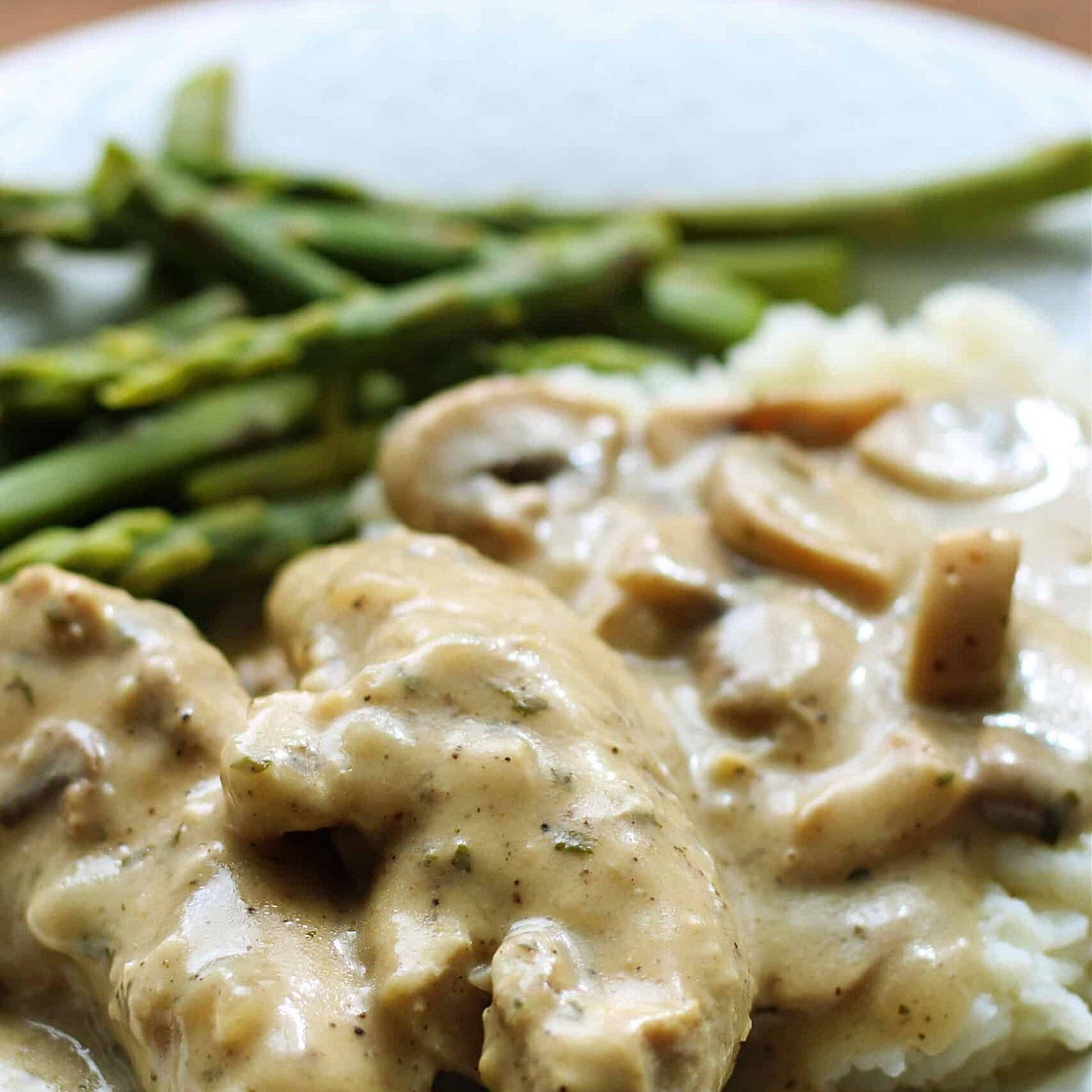 Instant Pot or Crockpot Chicken Diane