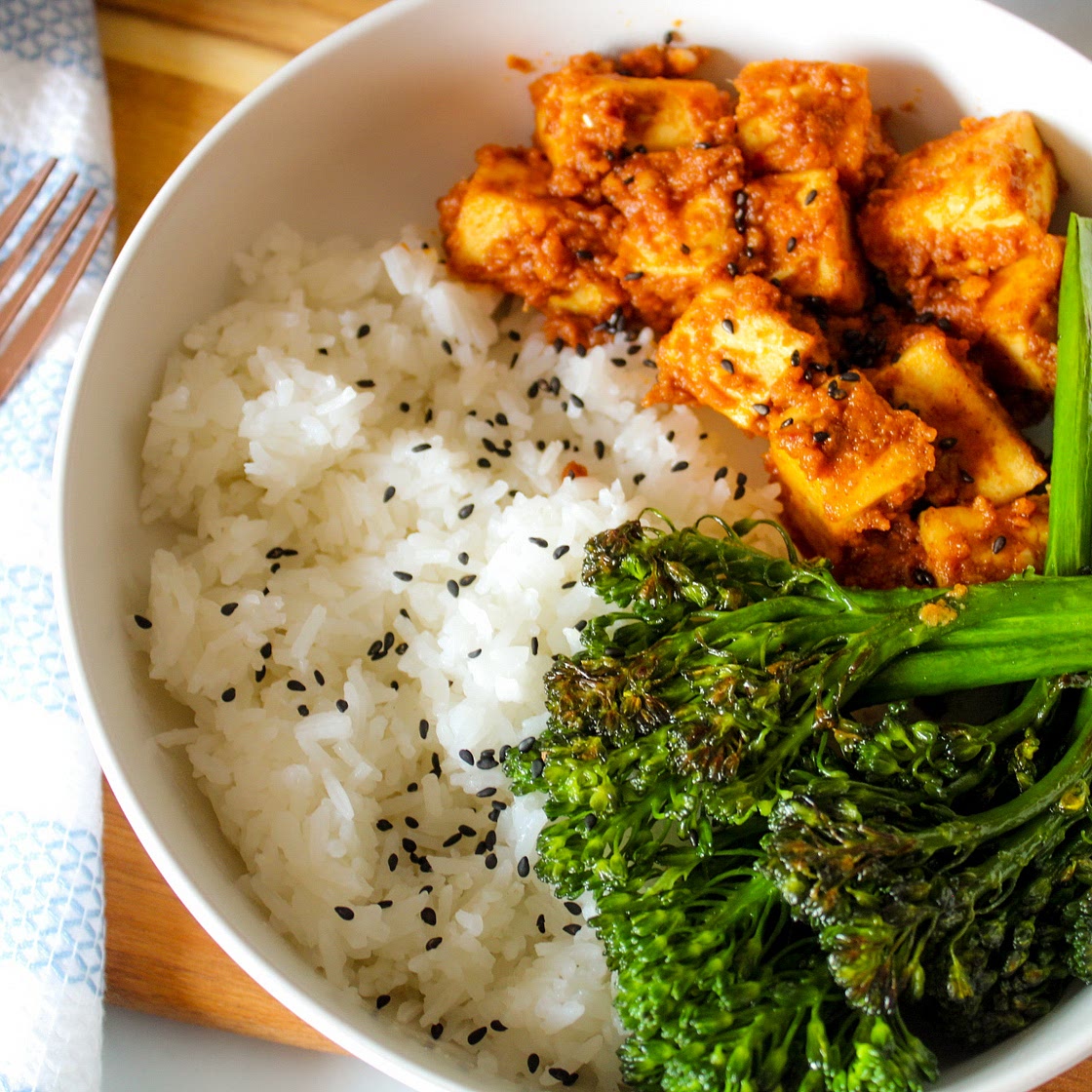 Almond Butter Tofu