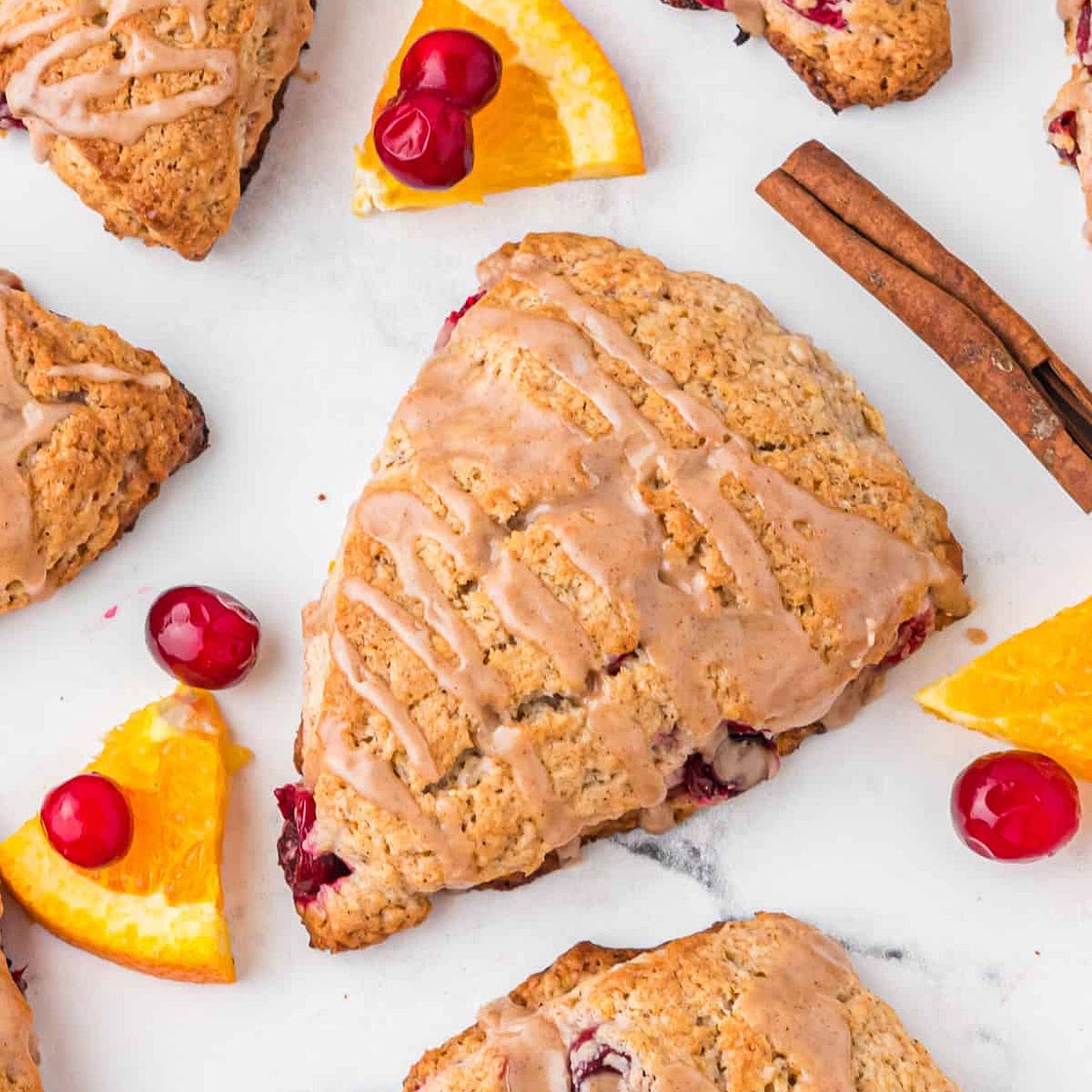 Perfect Cranberry Orange Scones